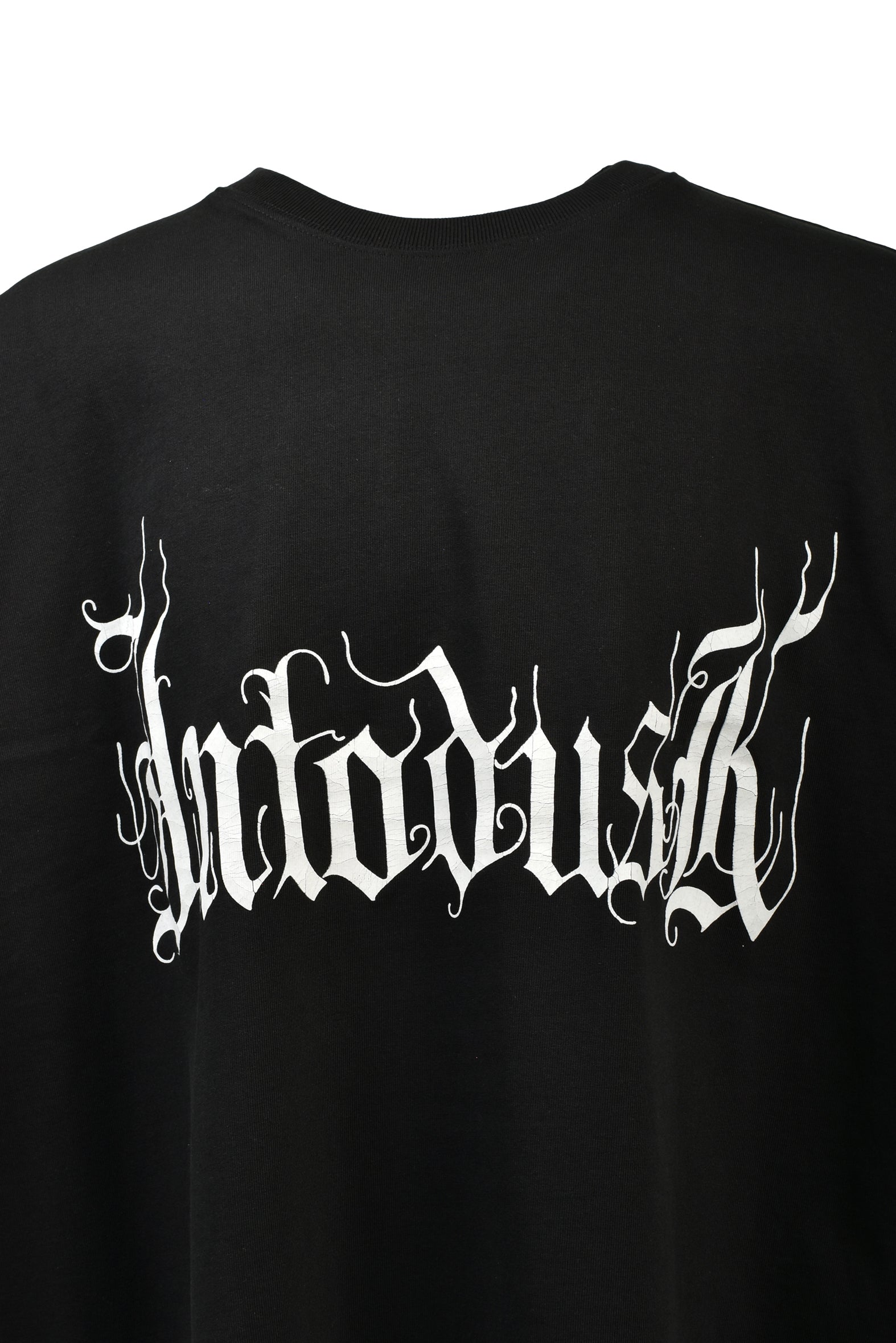 CUT OFF LOGO TEE / BLK