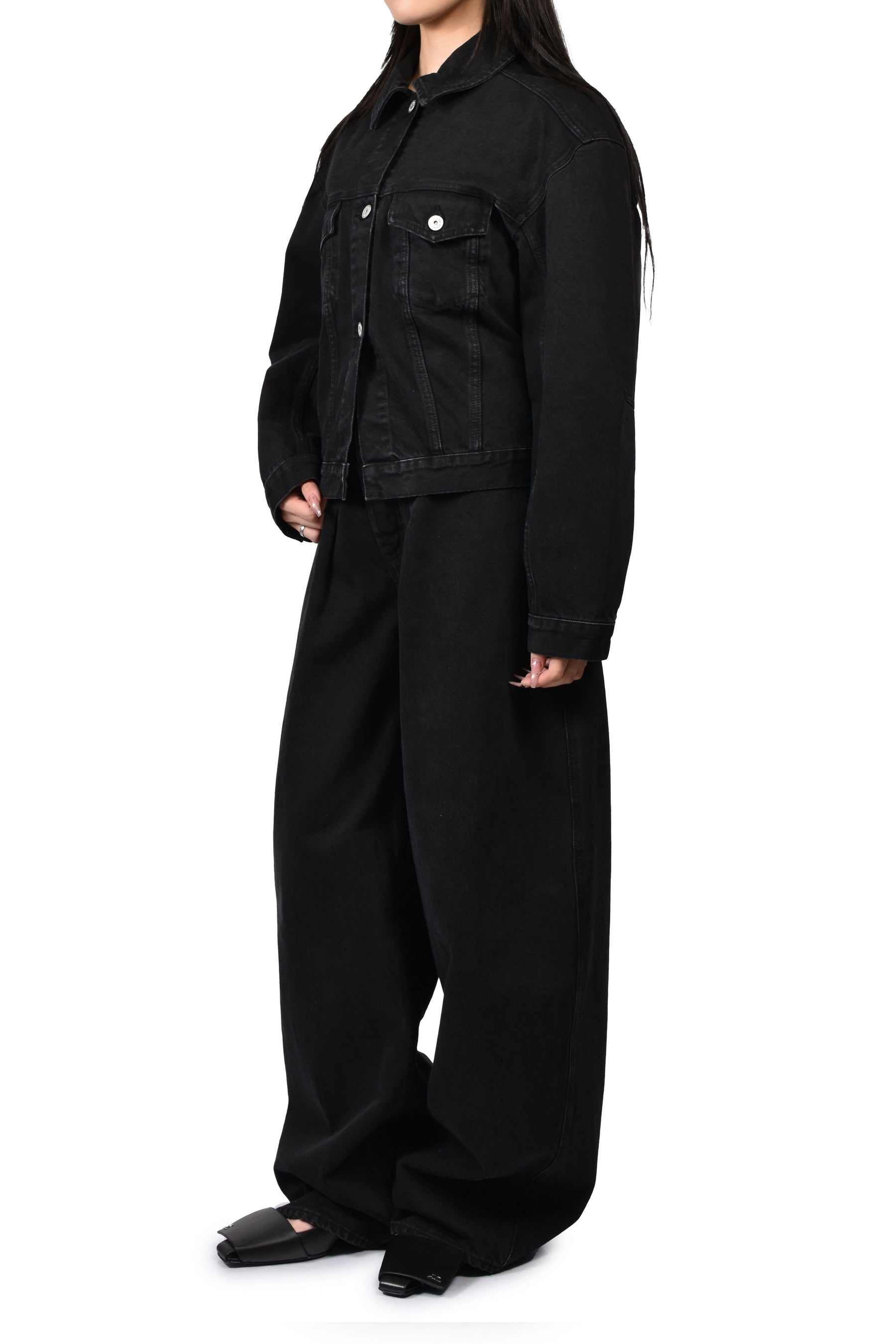 LA VESTE DE-NIMES / BLK