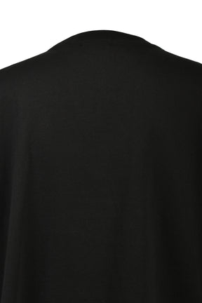 CUT OFF LOGO TEE / BLK
