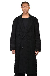 BORO JACQUARD OFFICER COAT / BLK