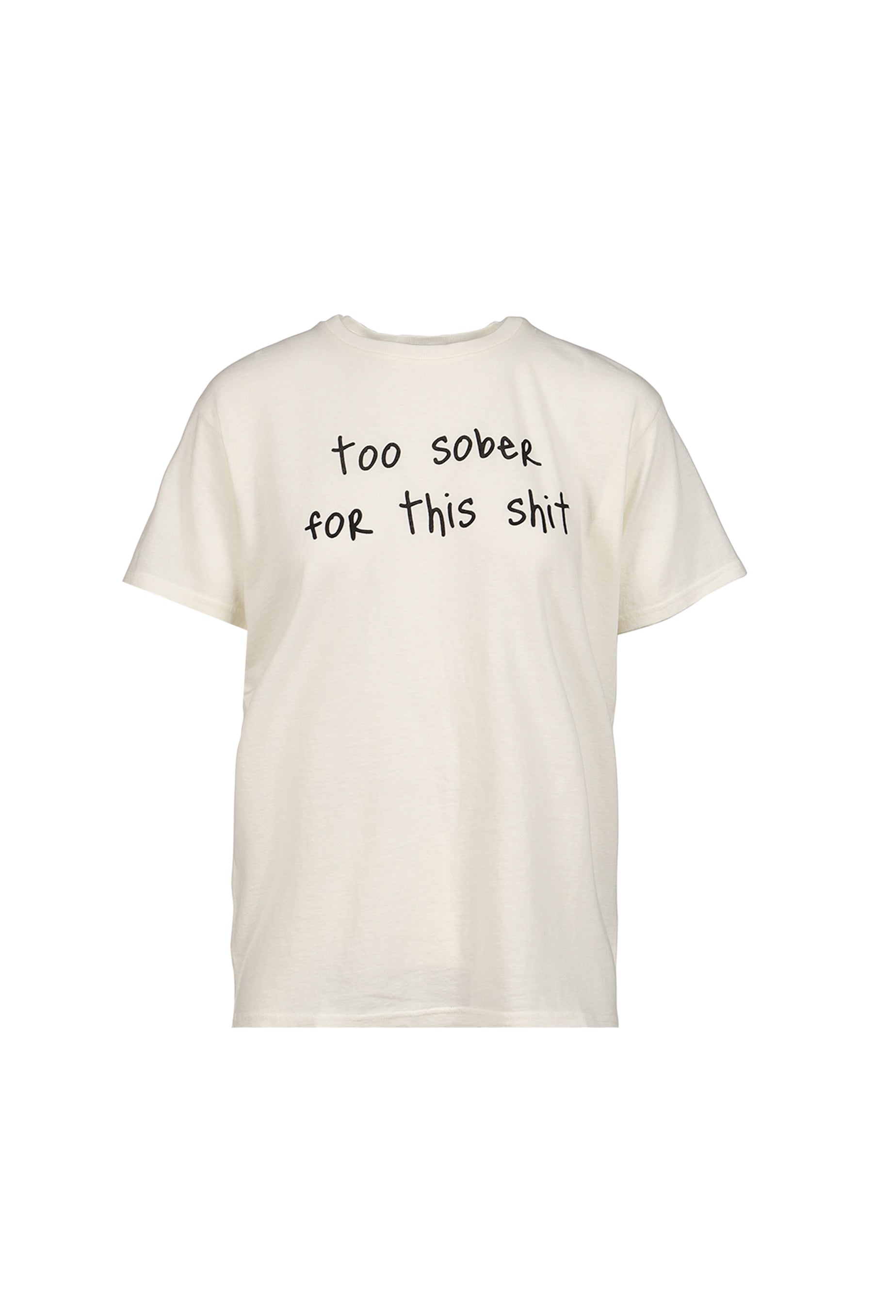 TOO SOBER BOY T / ECR WHT