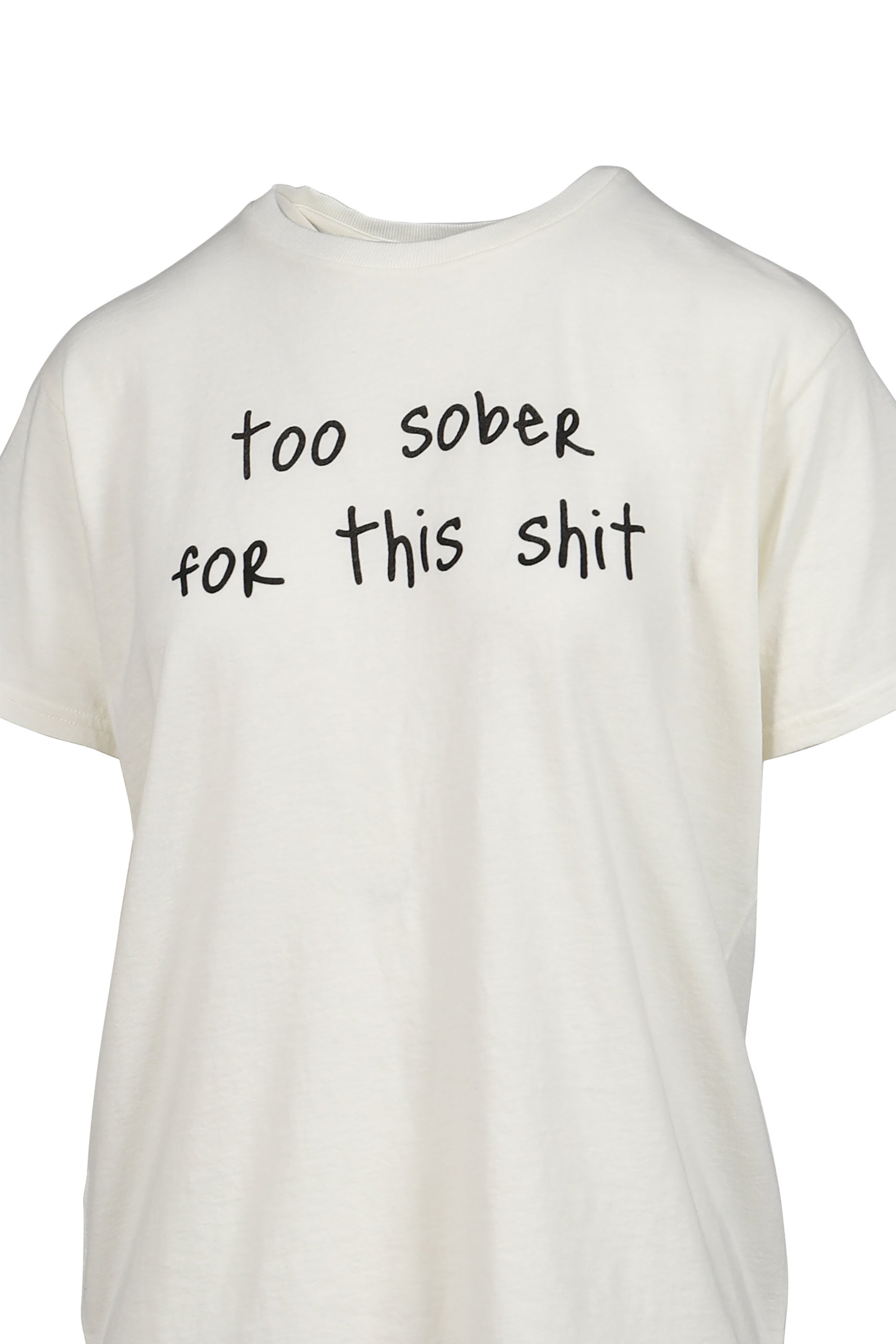 TOO SOBER BOY T / ECR WHT