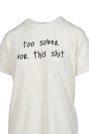 TOO SOBER BOY T / ECR WHT
