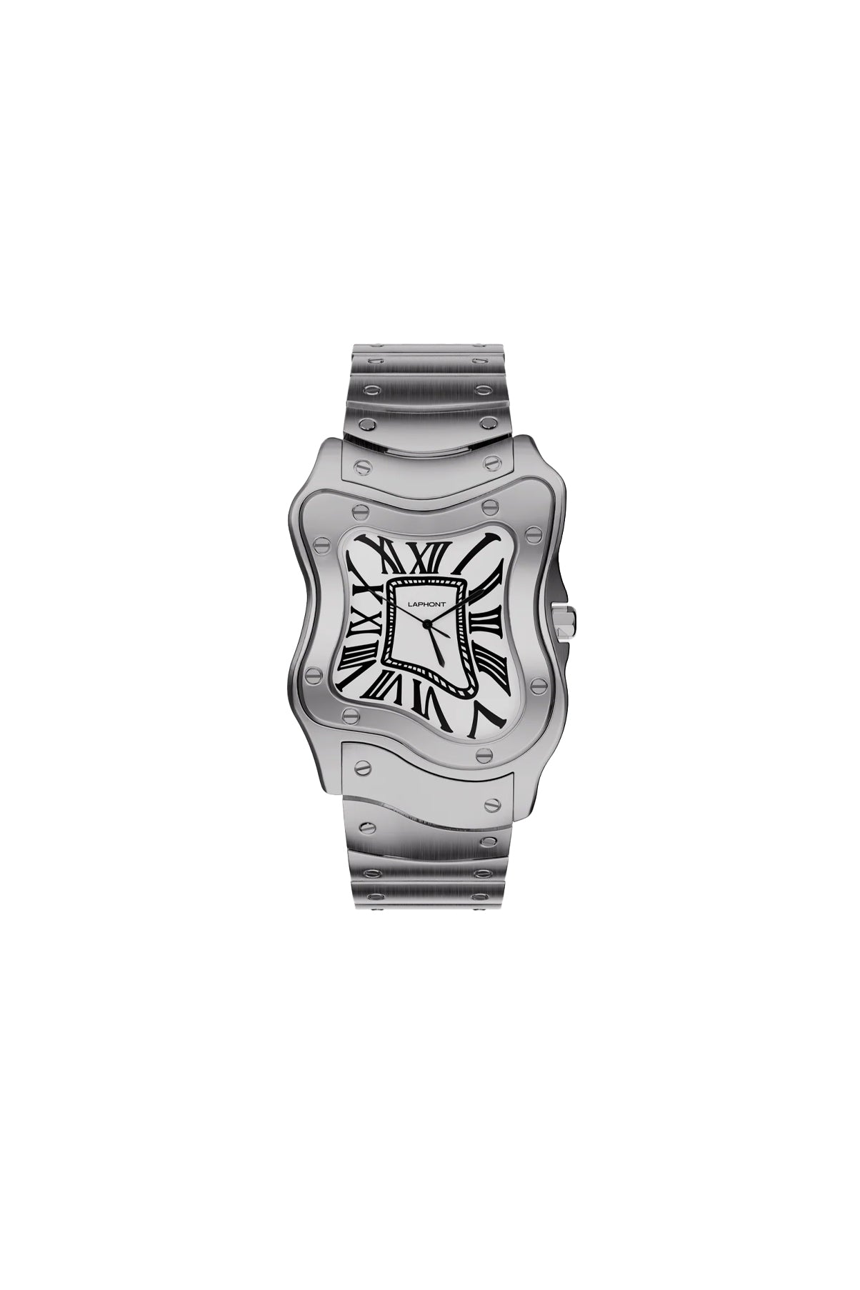 LAURENT WATCH LARGE / SIL