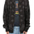 PAISLEY KNIT HOODIE / BLK