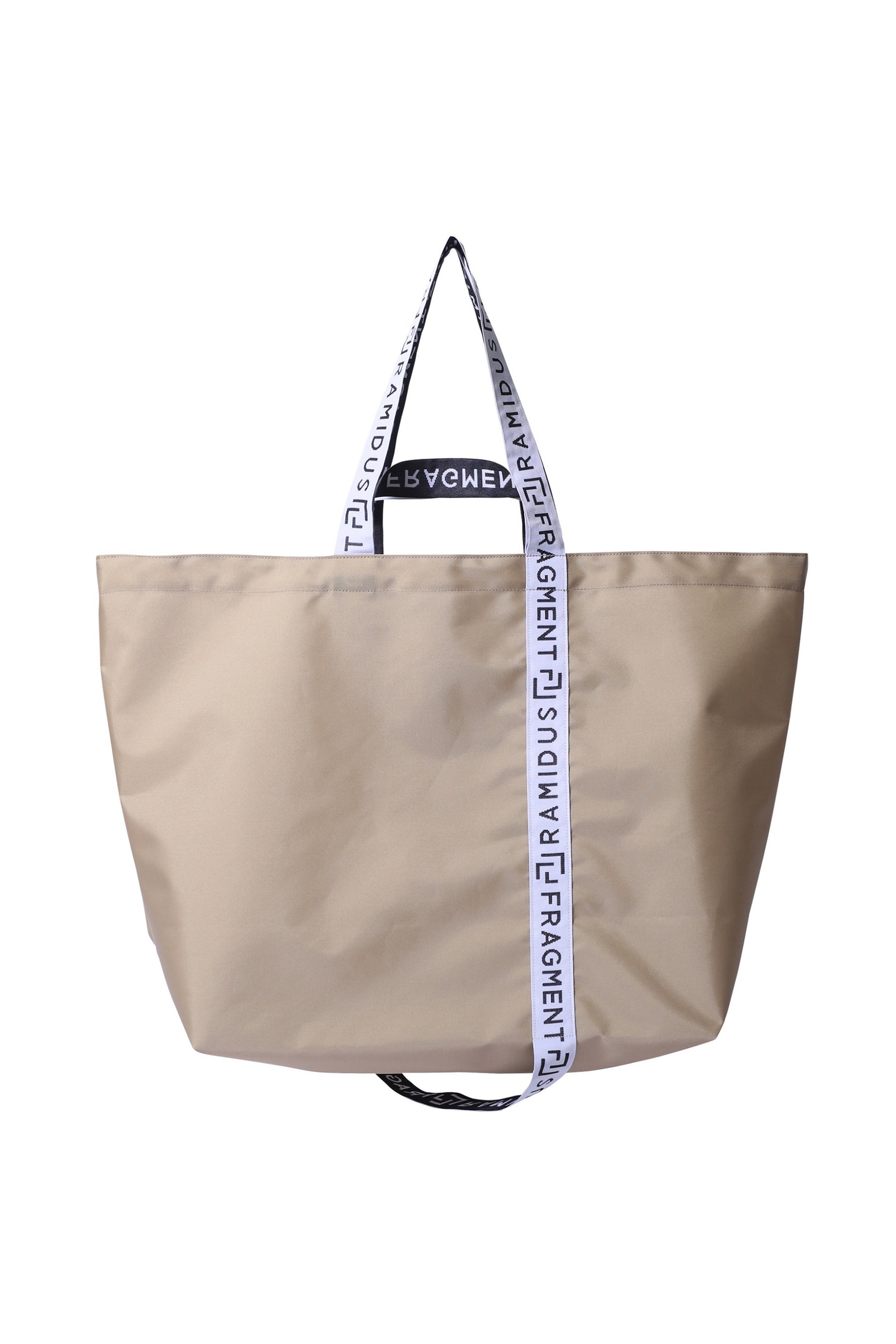 Bimba Y Lola L Off-White Leather Shopper Bag