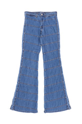 ERL RUCHED JEANS / BLU