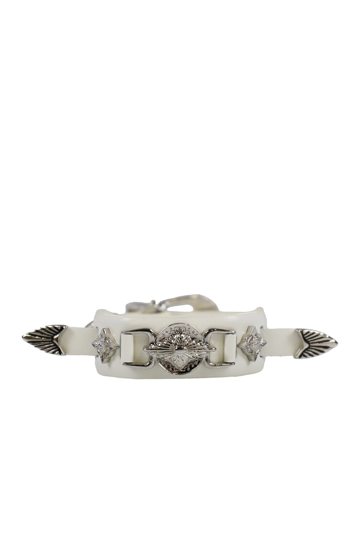 CONCHO BELT BANGLE / WHT