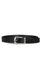 BUCKLE WIDE BELT / BLK