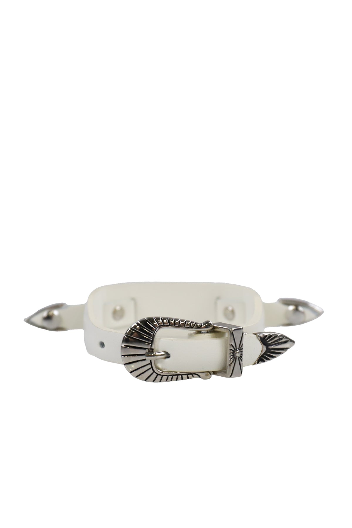 CONCHO BELT BANGLE / WHT