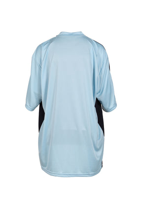 WOMEN'S HALF STRETCH FOOTBALL TOP / BLUE LIGHT BLUE