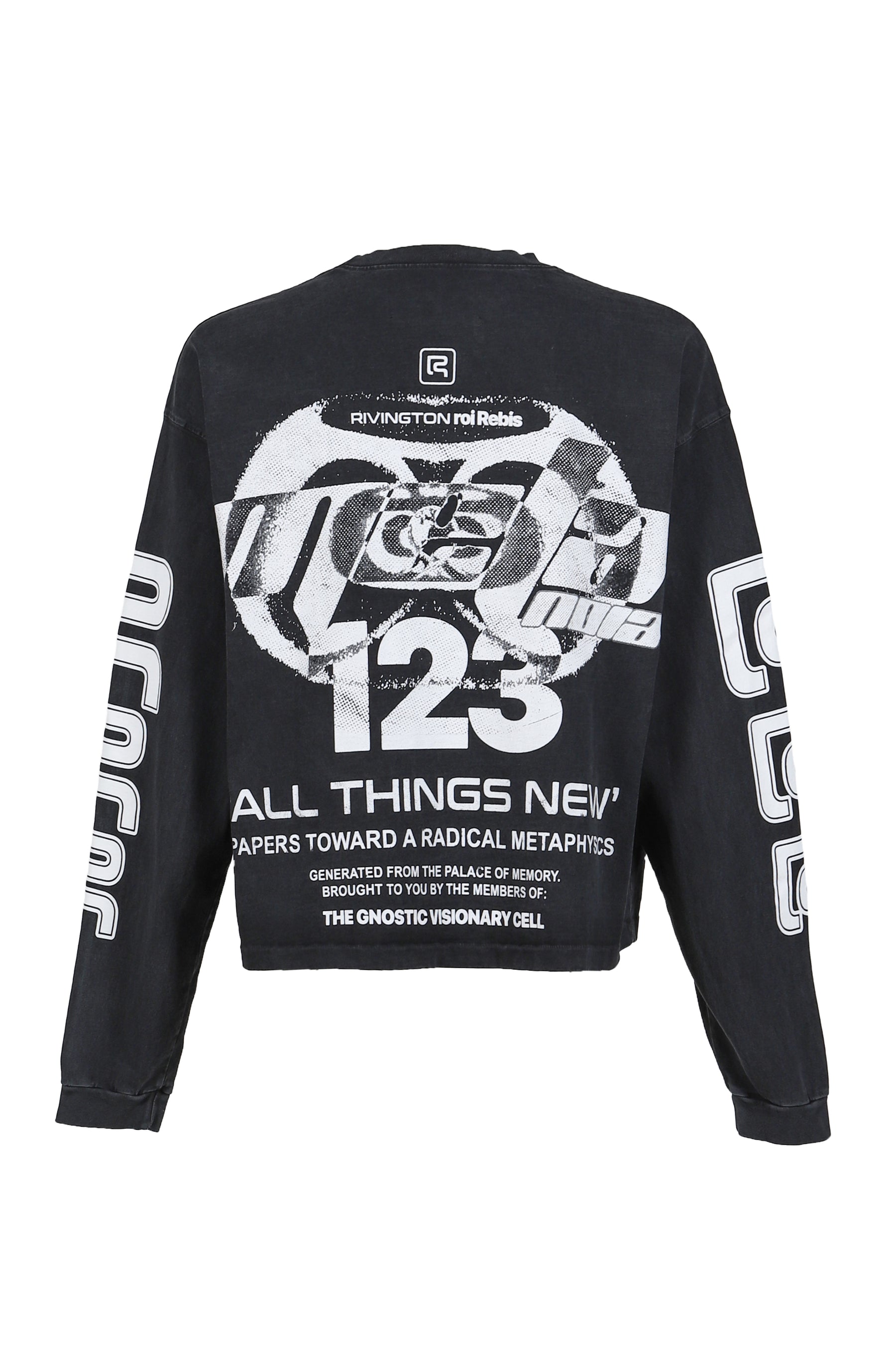 META ALMA CVA LS TEE / VTG BLK / RUST