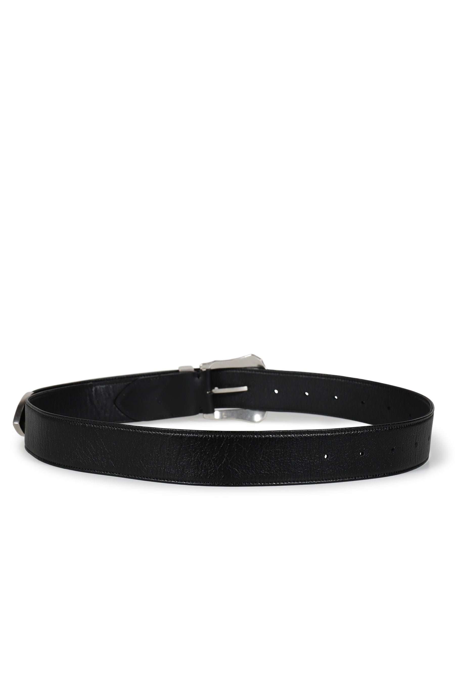 BUCKLE WIDE BELT / BLK