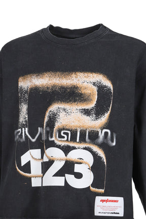 META ALMA CVA LS TEE / VTG BLK / RUST