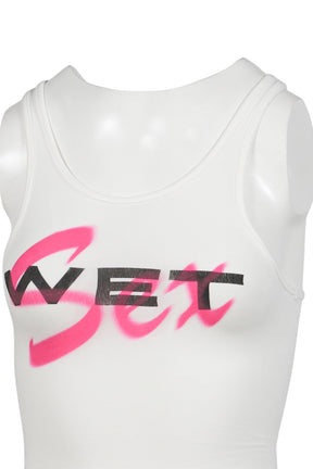 WET SEX TANK / WHT