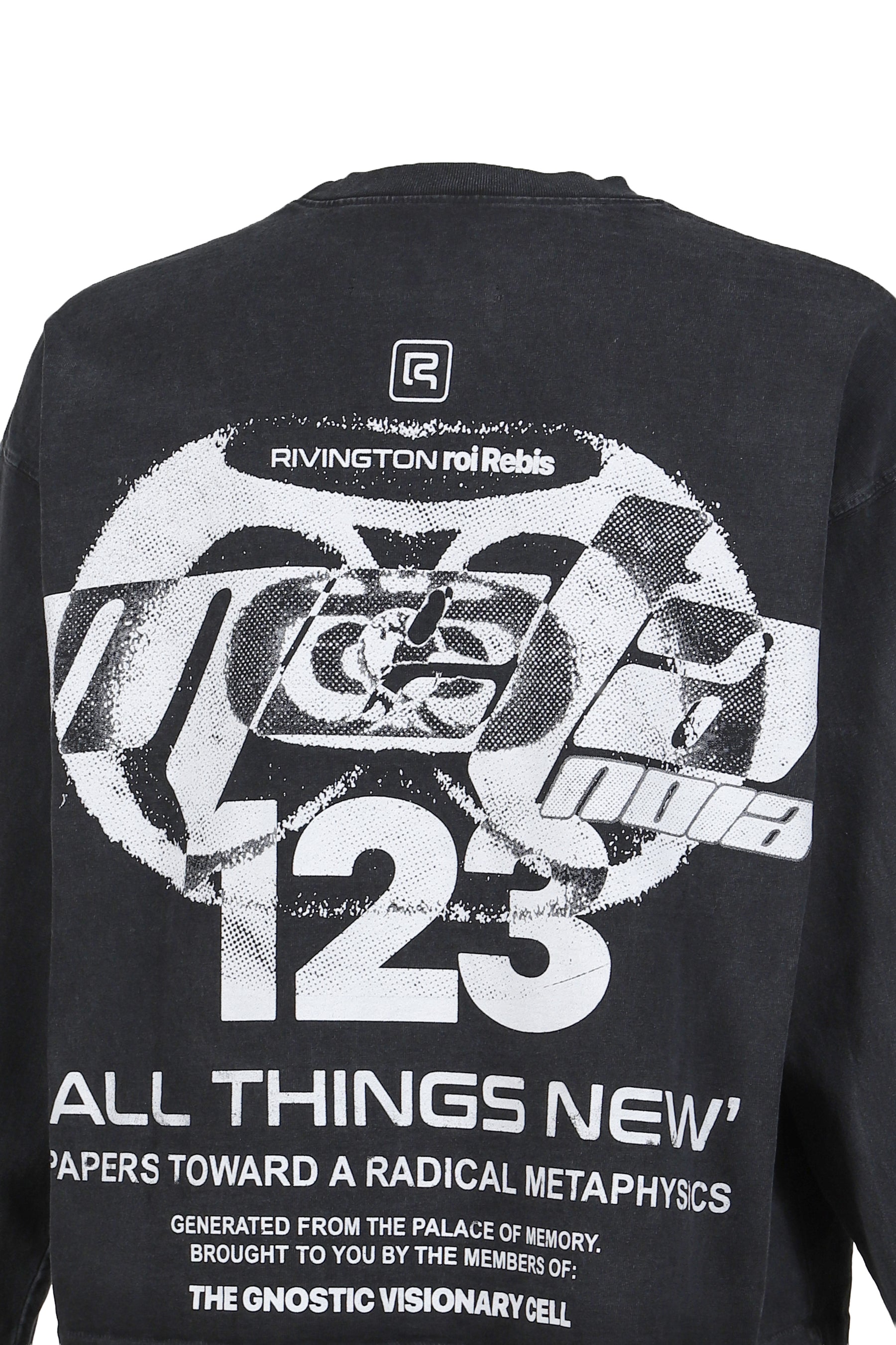 META ALMA CVA LS TEE / VTG BLK / RUST