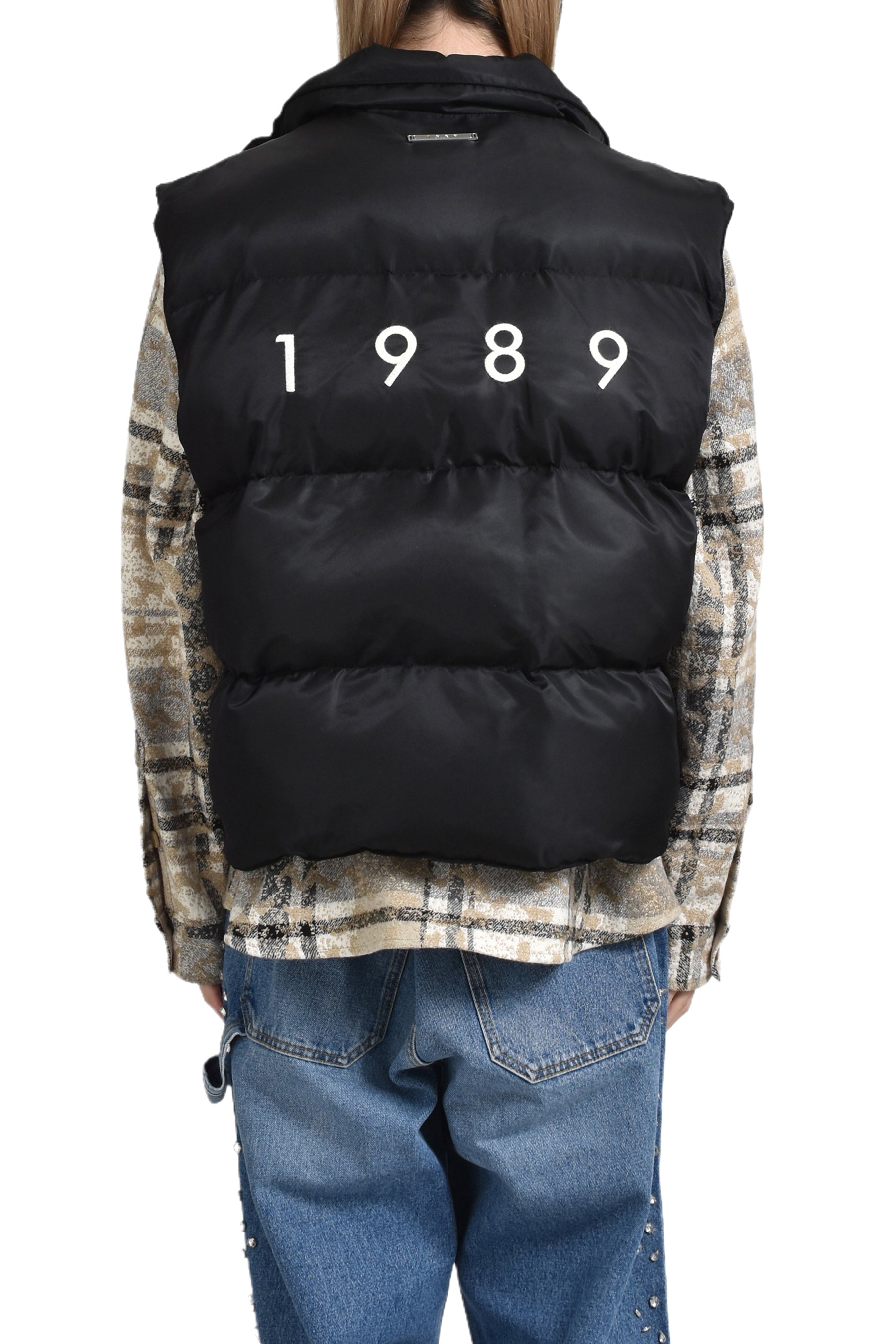 SLEEVELESS PUFFER JACKET / BLK