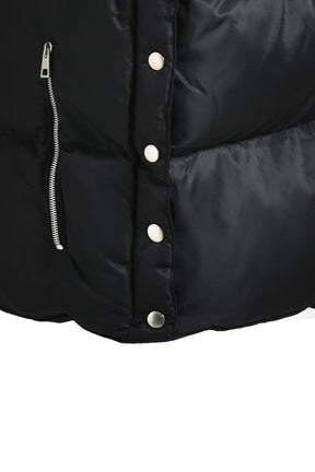 SLEEVELESS PUFFER JACKET / BLK