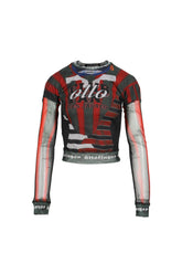 MESH LONGSLEEVE / RED