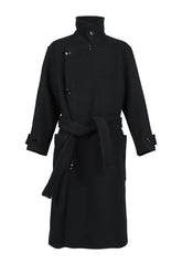 LEMAIRE ルメール FW25 WRAP COAT / BLK - NUBIAN ヌビアン