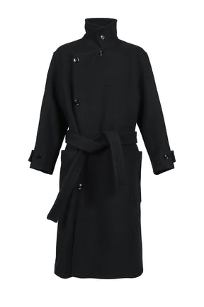 ジャケット・アウター LEMAIRE wrap coat black LEMAIRE - 【再販売通知受付可能】Wrap Coat | ACRMTSM ONLINE STORE