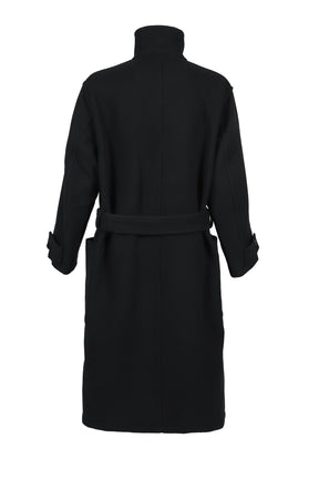 LEMAIRE ルメール FW25 WRAP COAT / BLK - NUBIAN ヌビアン