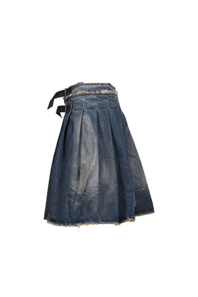 A4 DENIM KILT / DENIM