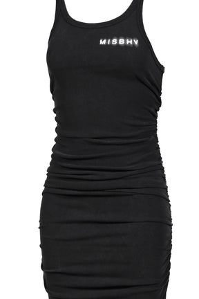 COMMUNITY FITTED DRESS / BLK