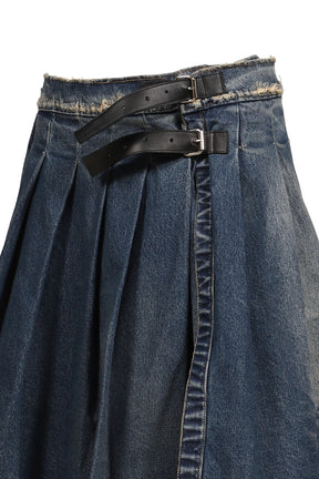 A4 DENIM KILT / DENIM