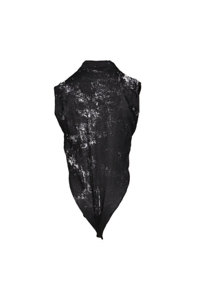 GALAXY PT LACE UP SLEEVE BLOUSE / BLK