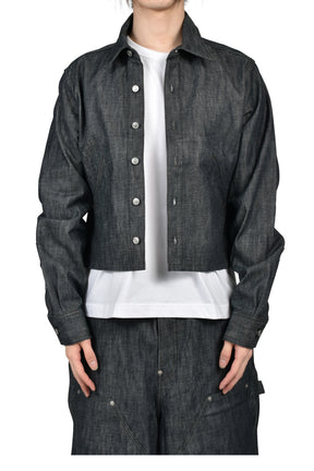 RH CROPPED DENIM SHIRT / RAW IND