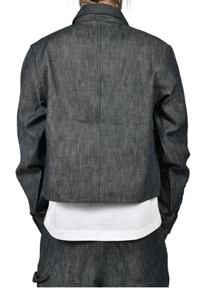 RH CROPPED DENIM SHIRT / RAW IND