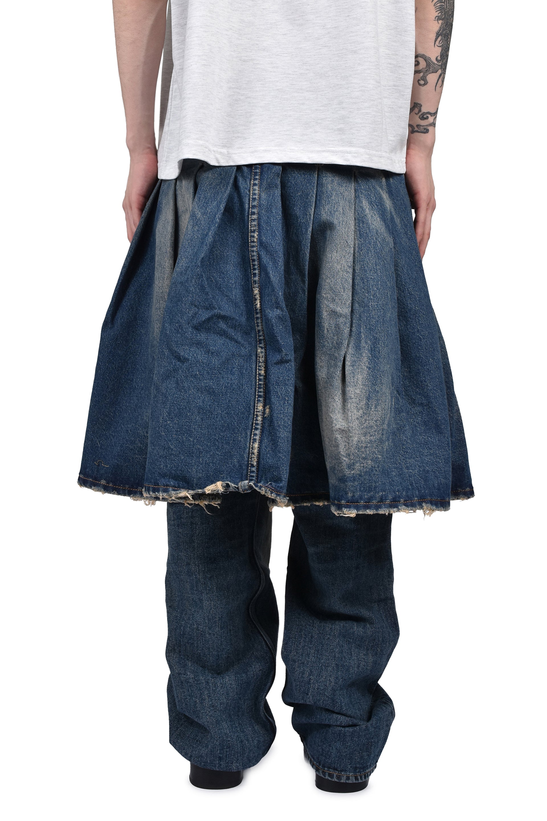 A4 DENIM KILT / DENIM