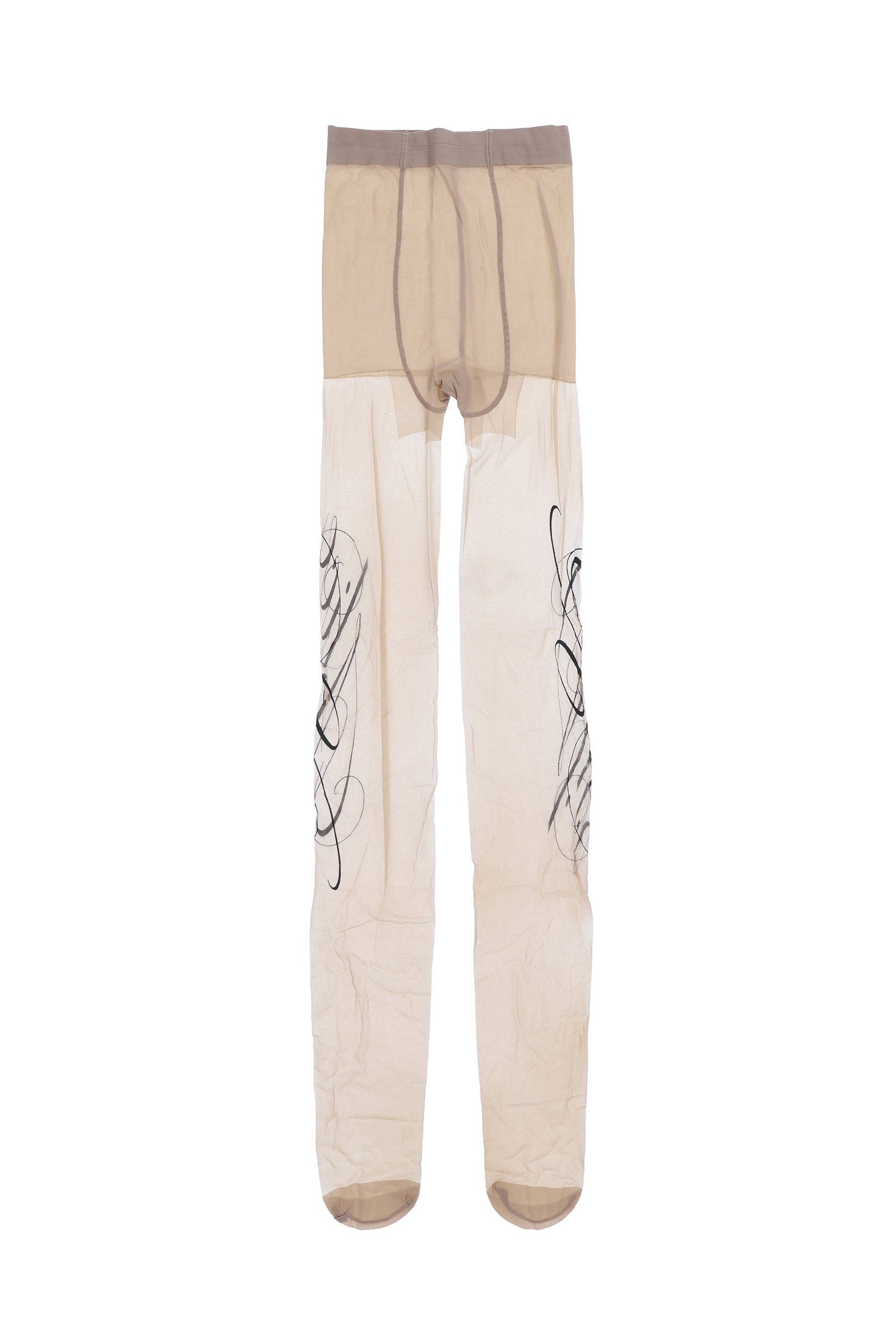 ENTH SCRIPT TIGHTS / NUDE