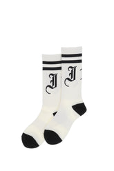 JUN/NAKAYAMA JN LOGO SOCKS / WHT