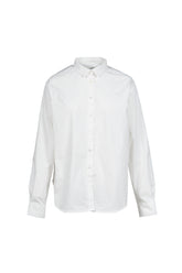 G CLASSIC EMBROIDERED BUTTON-UP SHIRT / WHT