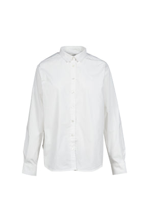 G CLASSIC EMBROIDERED BUTTON-UP SHIRT / WHT