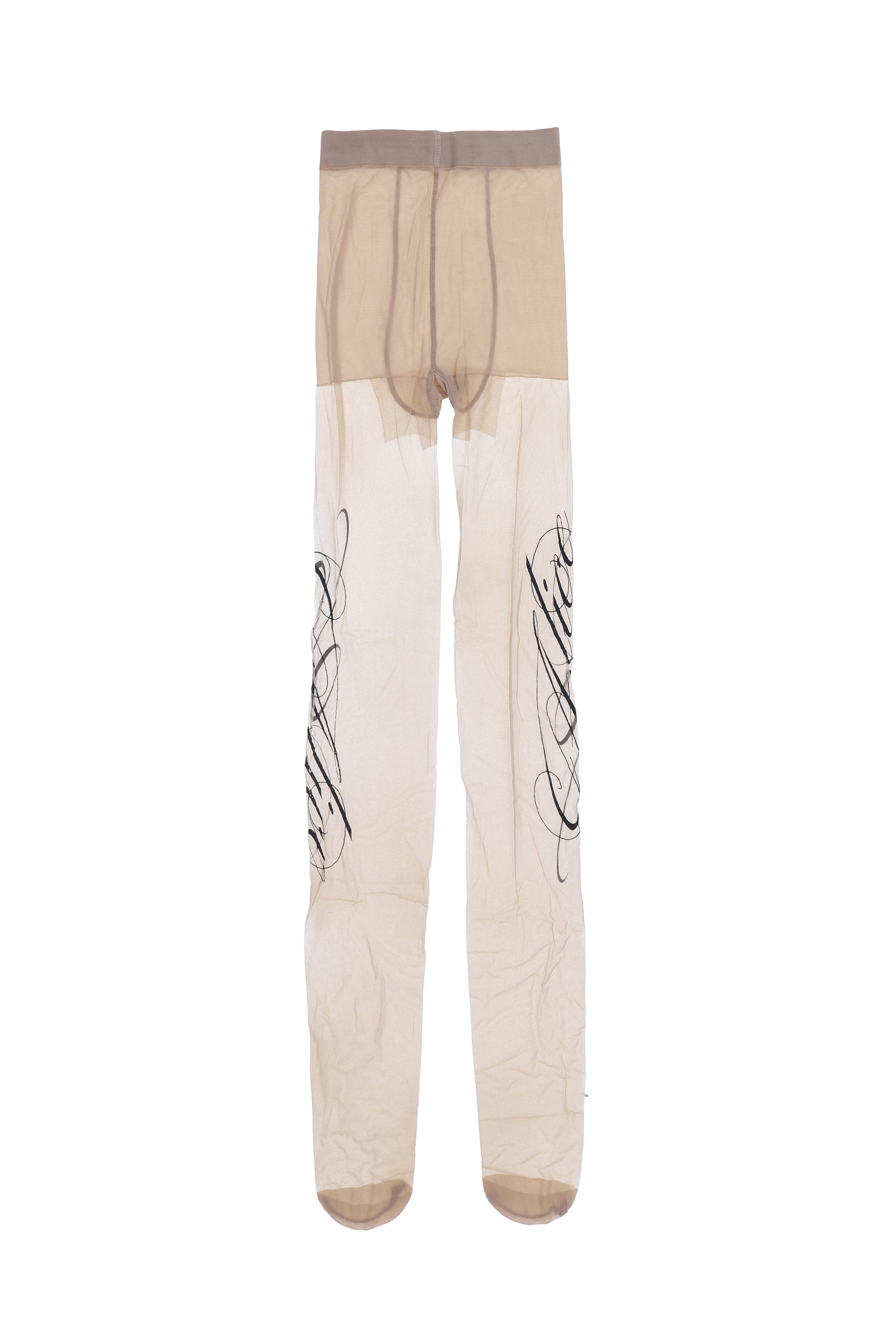 ENTH SCRIPT TIGHTS / NUDE