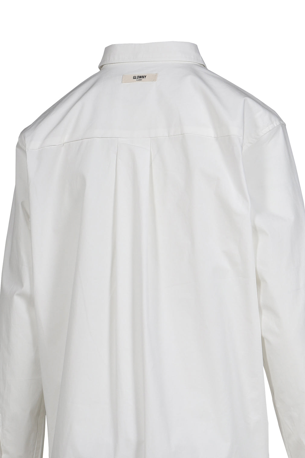 G CLASSIC EMBROIDERED BUTTON-UP SHIRT / WHT