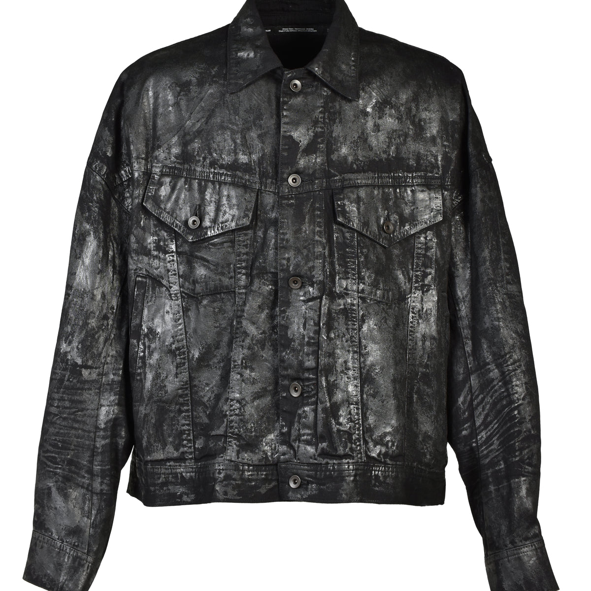 JULIUS ユリウス FW26 DENIM COATING BLOUSON / BLK - NUBIAN ヌビアン