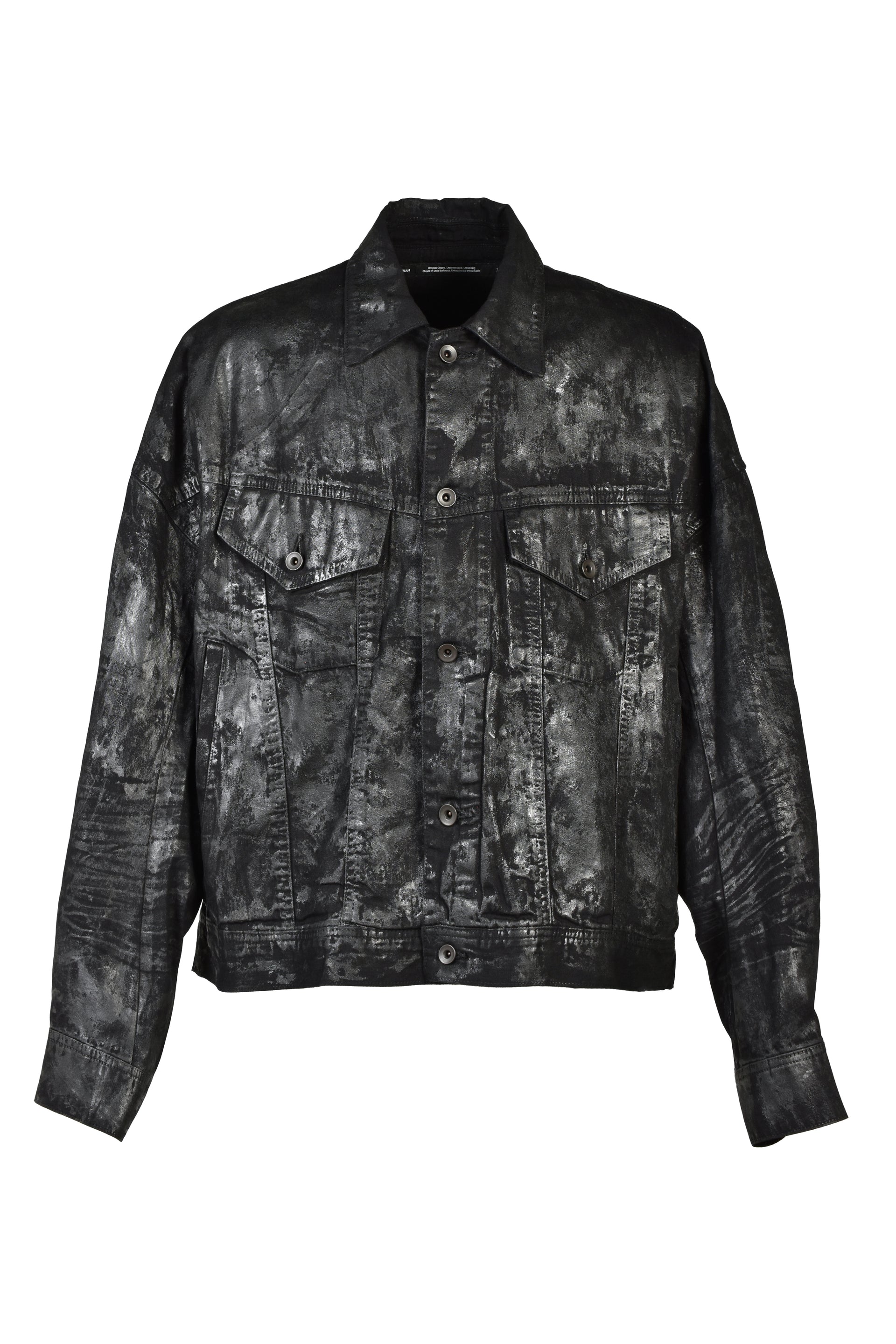 DENIM COATING BLOUSON / BLK