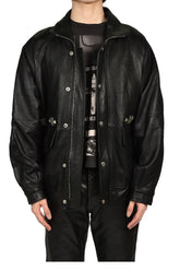PRINCE PHILLIP’S CHILDHOOD STUDDED LEATHER JACKET / BLK