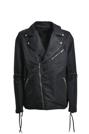 JACKET WITH LACES / BLK