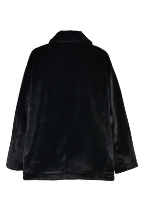 FAUX FUR SACK JACKET / BLK