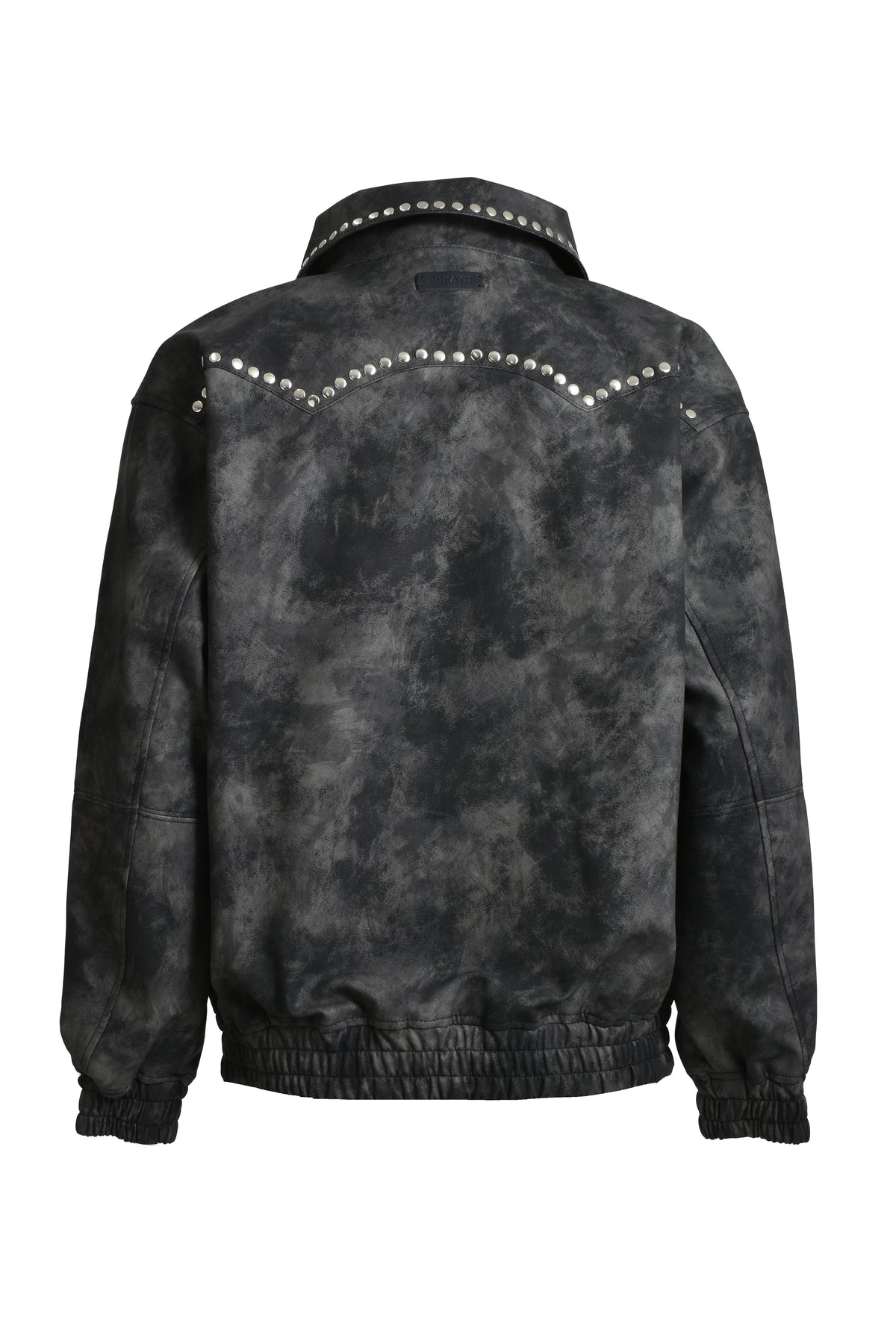 SHINE STUDS VARSITY JACKET / BLK