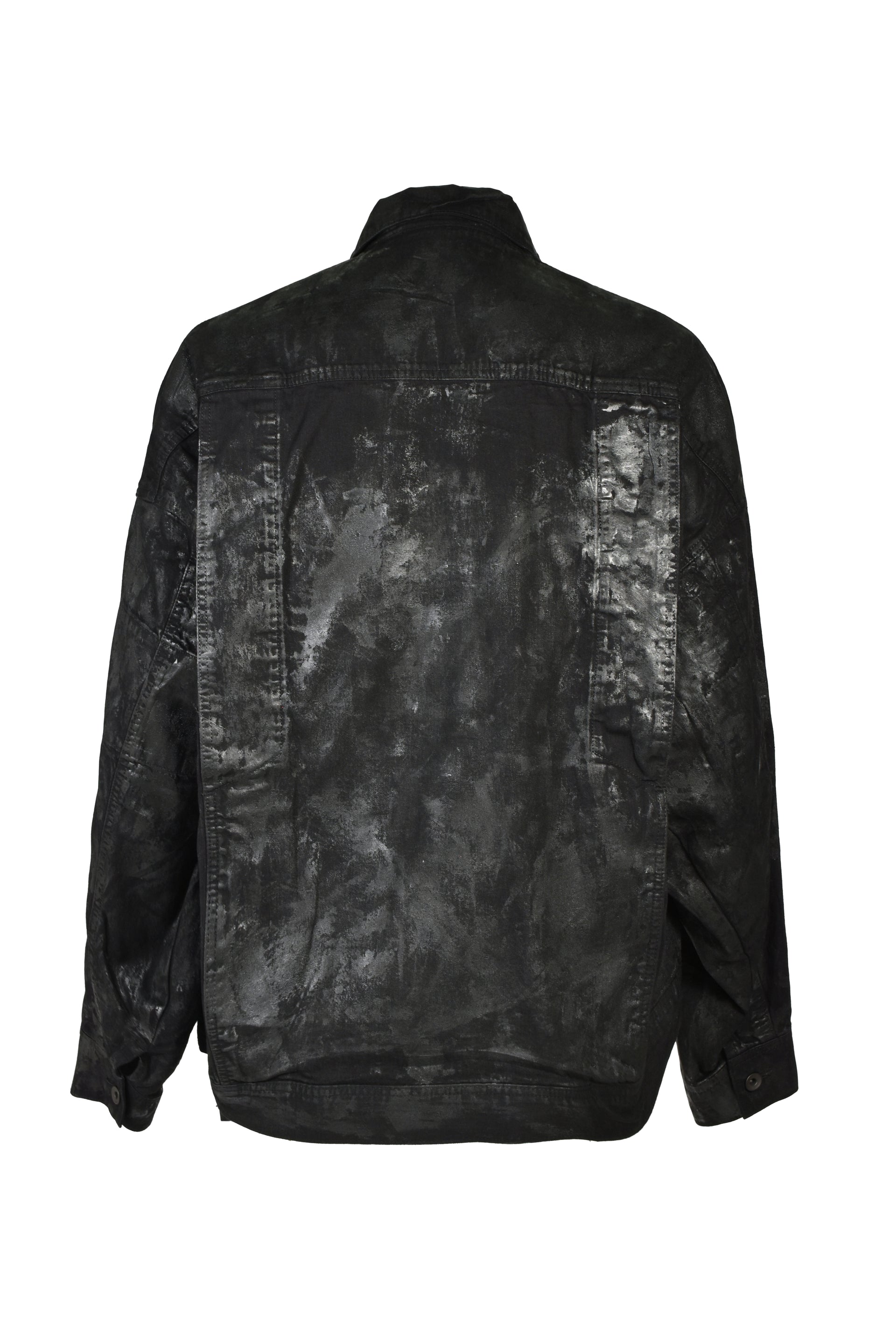 DENIM COATING BLOUSON / BLK