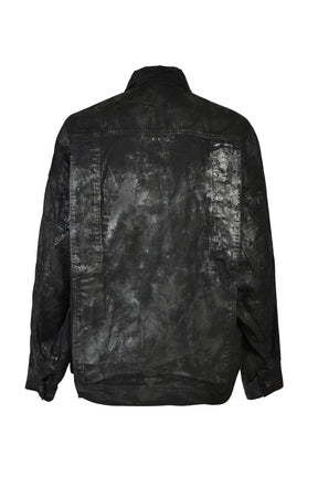 DENIM COATING BLOUSON / BLK