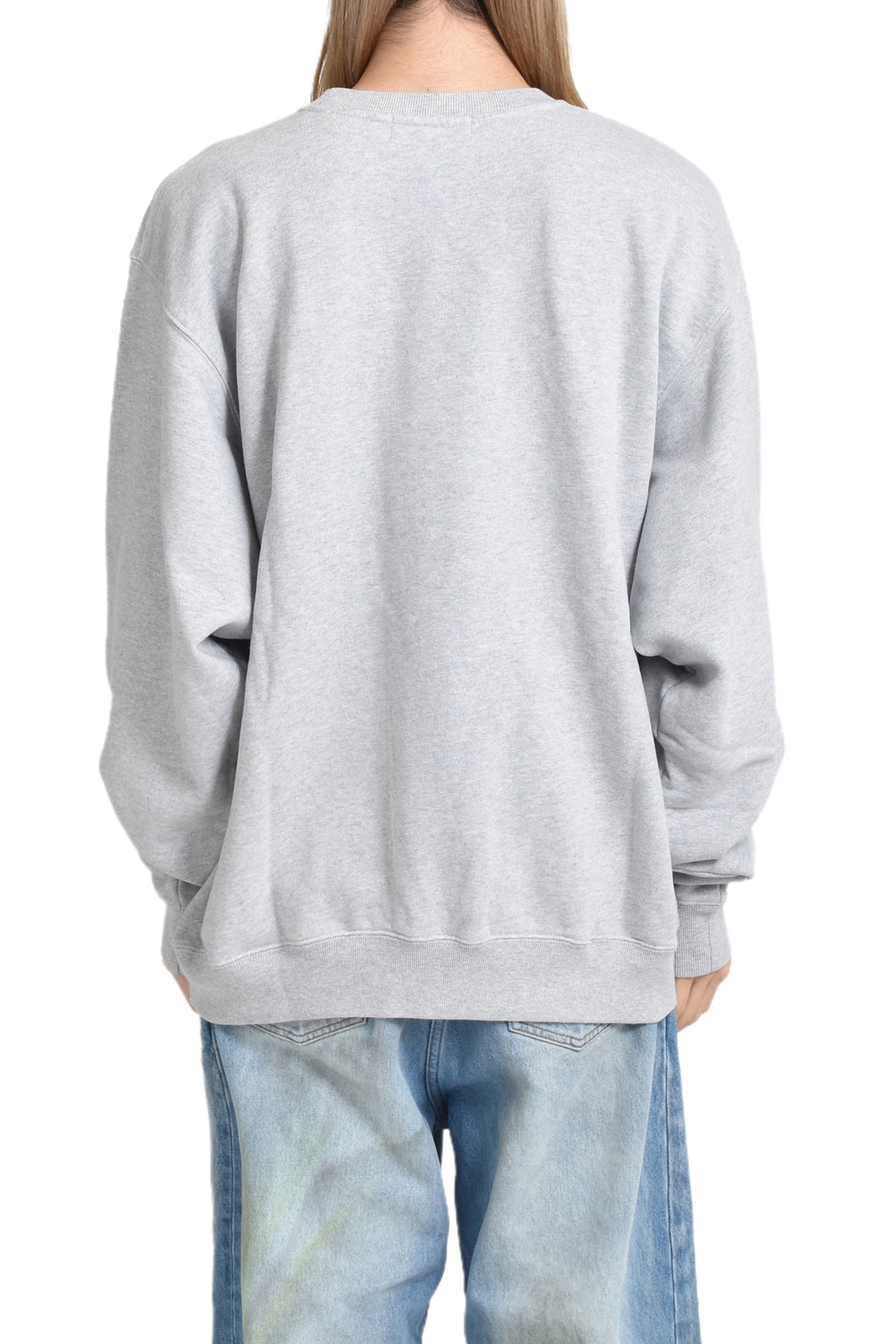 GRAPHIC SWEATSHIRT GREY MELANGE TAP SHOE / GRY