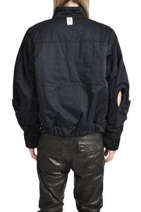 CUT UP PARKA / BLK