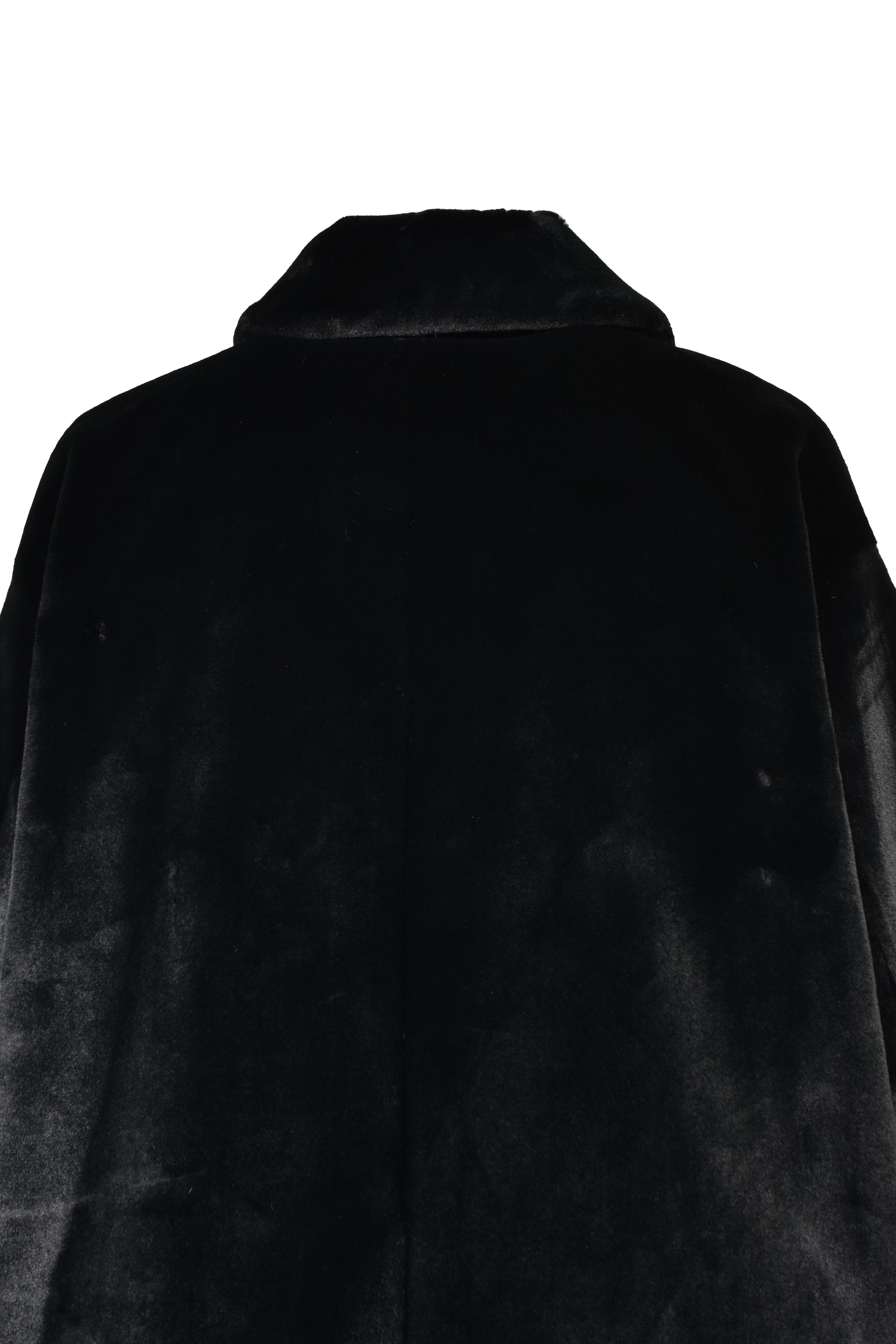 FAUX FUR SACK JACKET / BLK